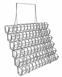 Sign Holder for 72 Compartment bin system