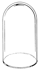 Glass Dome without Bases 