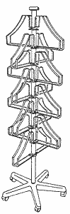 Floor Rotator for Books, Photos, or Catalogs