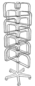 Floor Rotator for Calendars or Prints