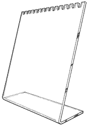 Tall Top Notched Multiple Necklace Display