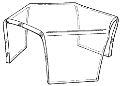 Short Three-Legged Risers