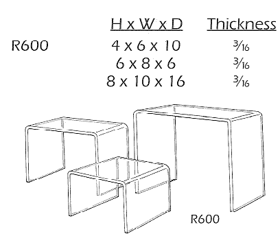 Long Riser Set/3 #R600