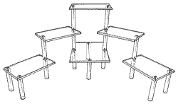 Extra-Large Rectangular Platform Display