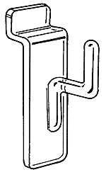 Molded Slatwall Hook