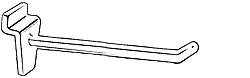 Molded Slatwall Hooks