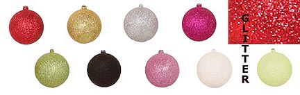 Glittered Ornaments