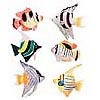 Tropical Fish, 6asstd colors 2.5"
